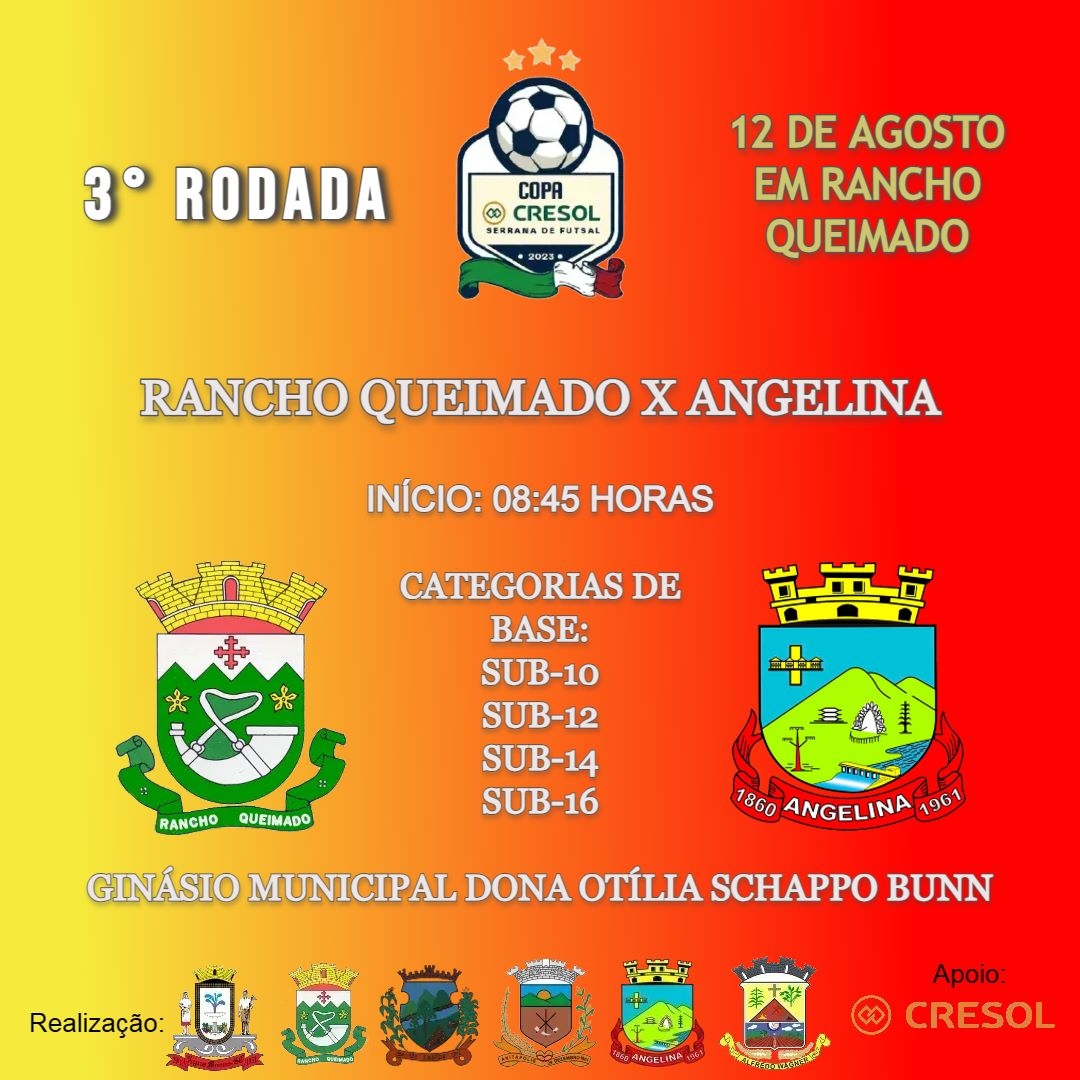 Copa Cresol Serrana de Futsal: 3ª Rodada