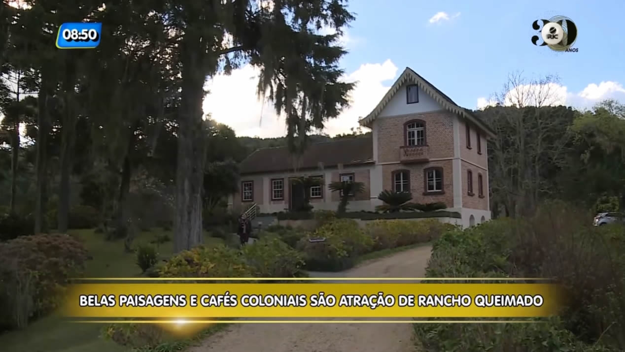 Destino SC Inverno: belas paisagens e cafés coloniais são atração de Rancho Queimado