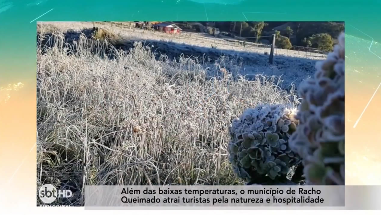 Baixas temperaturas, natureza e hospitalidade atraem turistas para Rancho Queimado