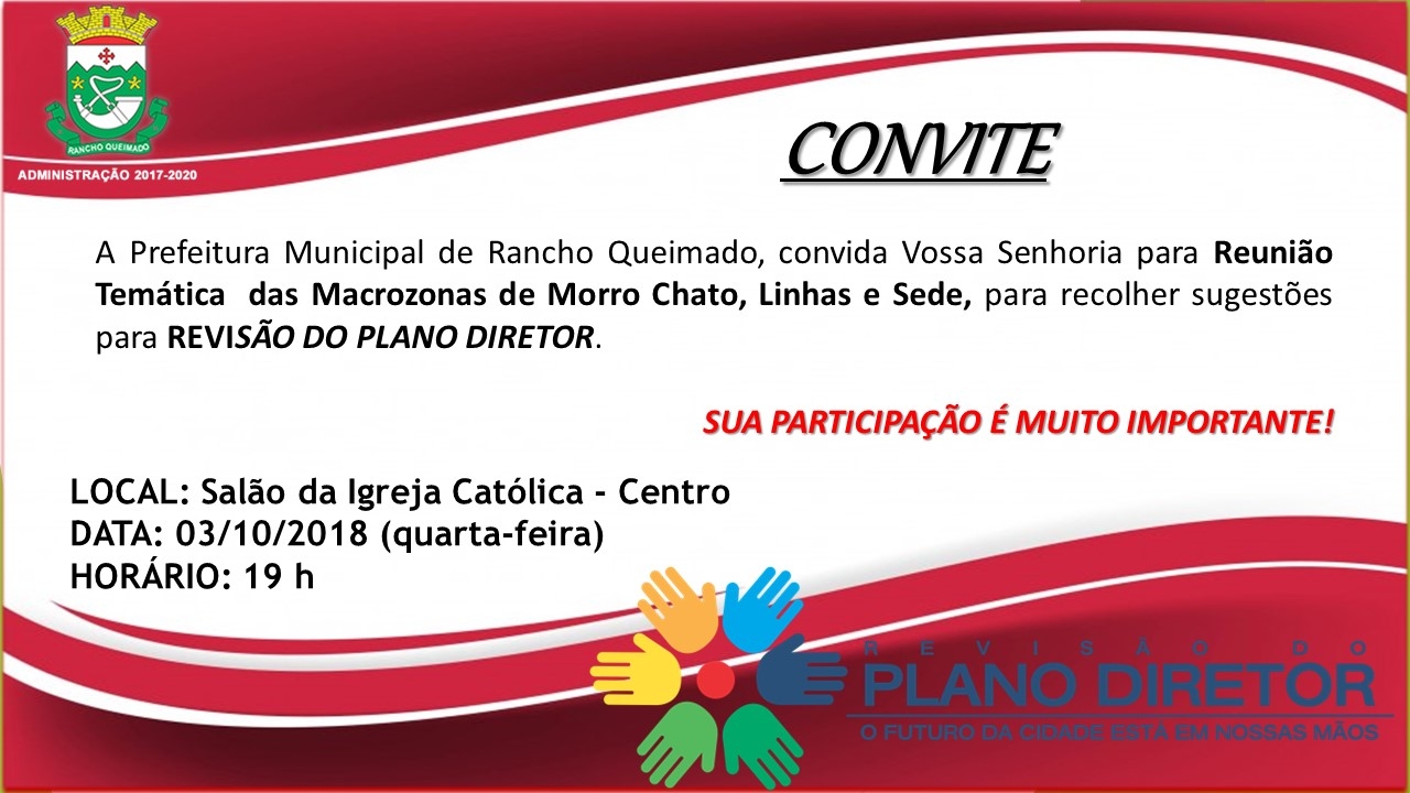 Revisão do Plano Diretor: Reunião Temática