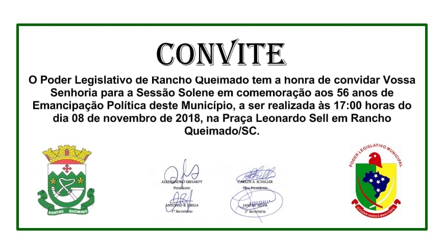 Sessão Solene 56 Anos de Emancipação