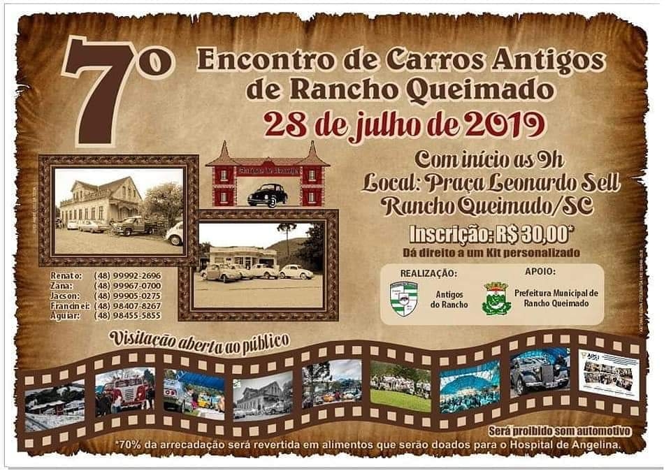 7º Encontro de Carros Antigos de Rancho Queimado