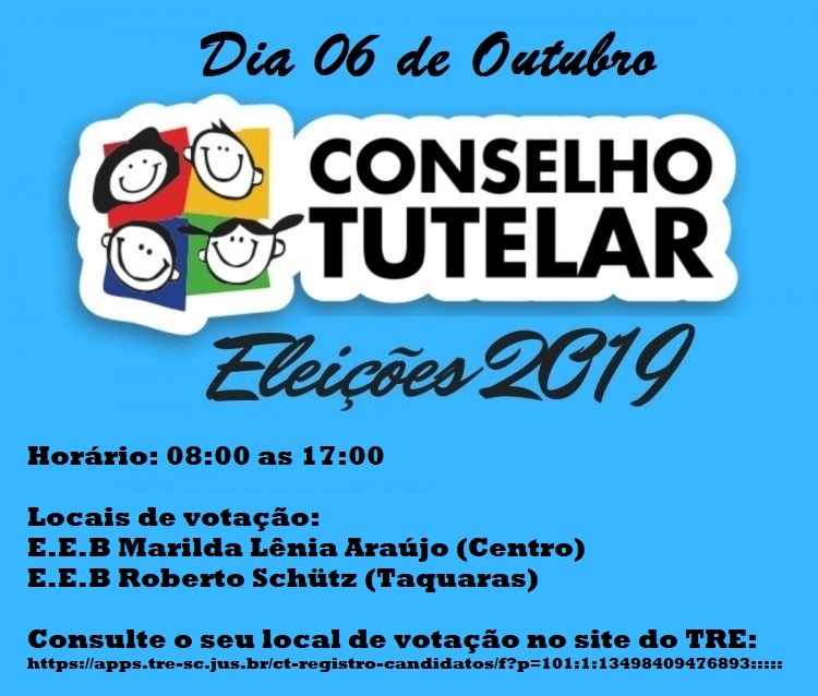 Eleições do Conselho Tutelar 2019