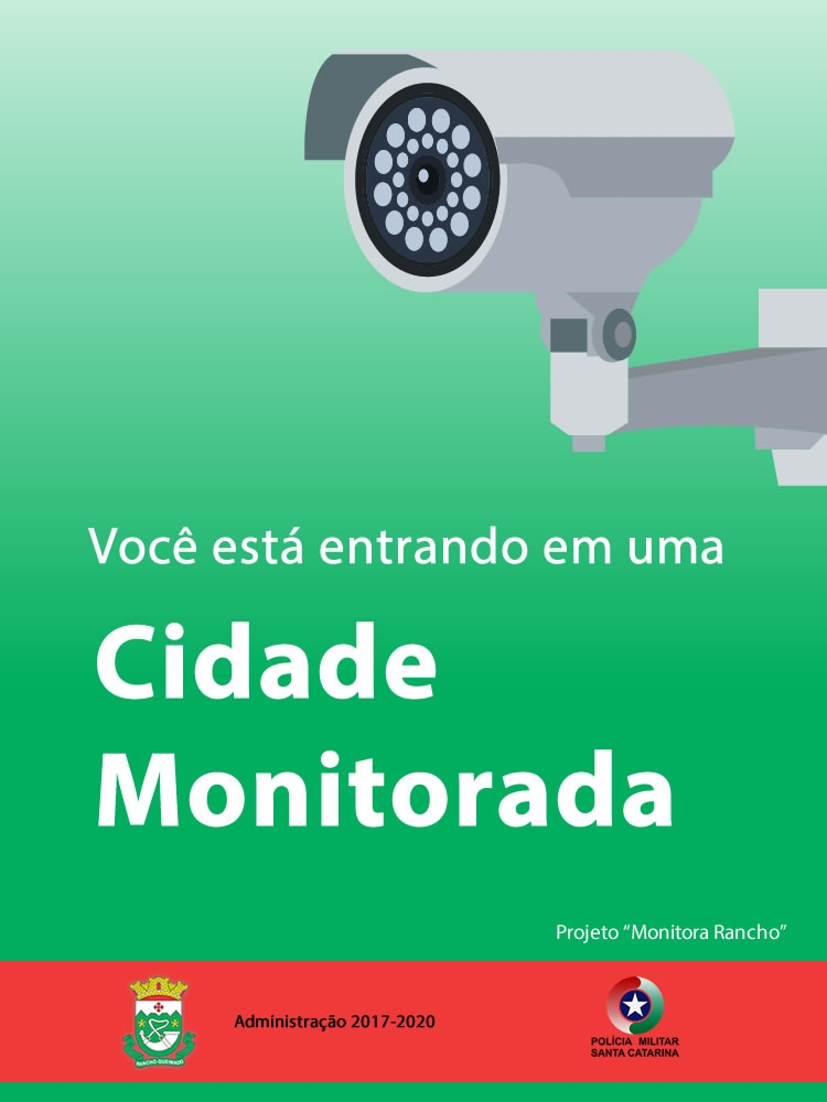 Cidade recebe Câmeras de Monitoramento