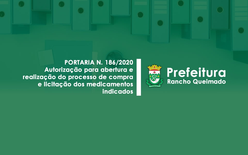 Portaria N. 186/2020
