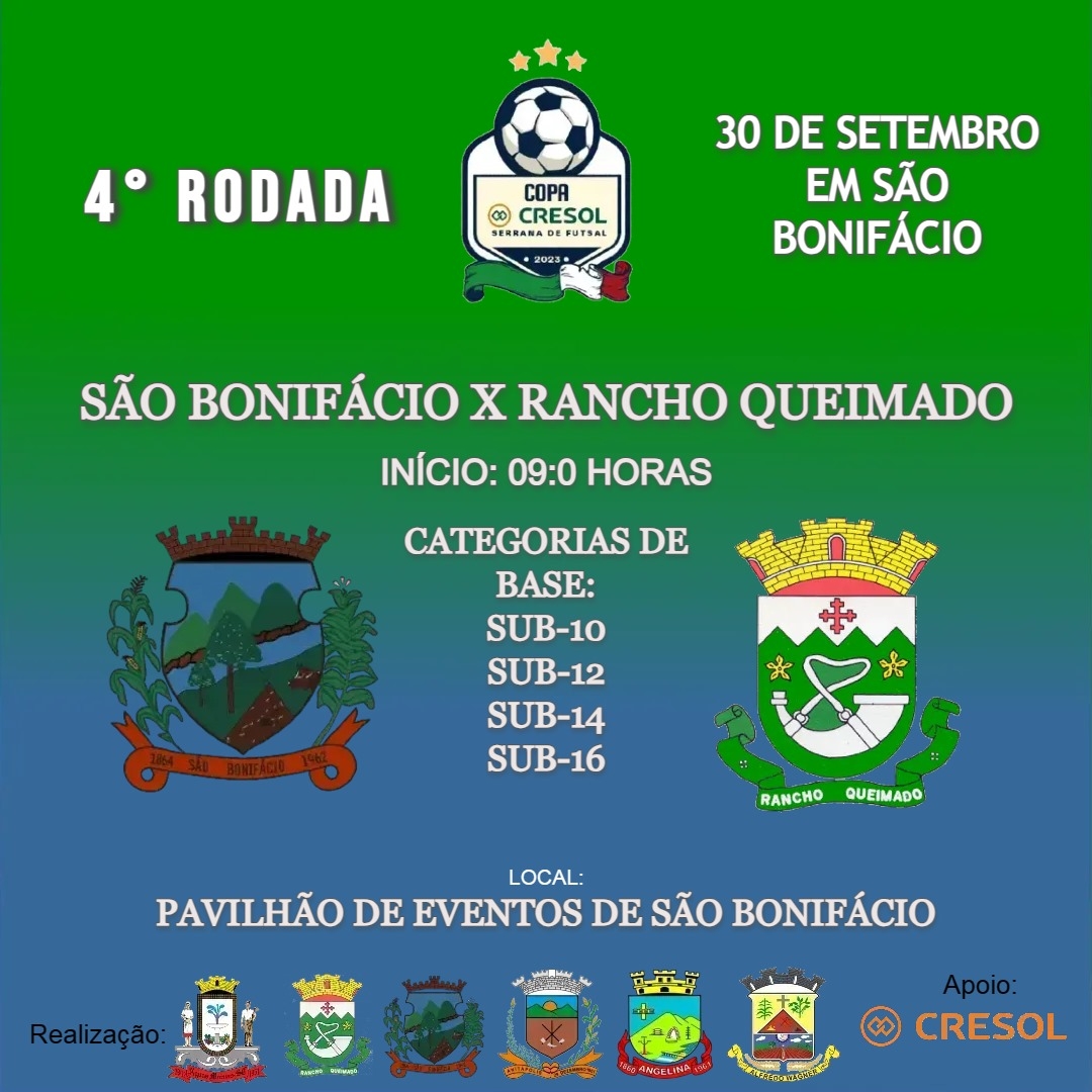 Copa Cresol Serrana de Futsal: 4ª Rodada
