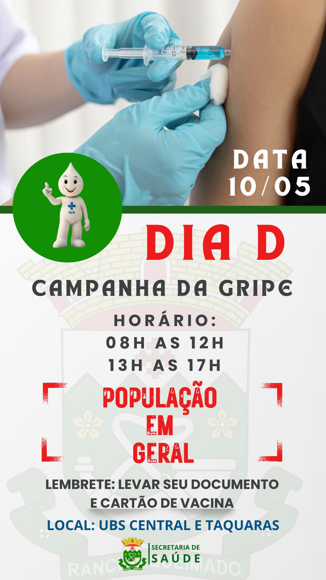 DIA D - CAMPANHA DA GRIPE